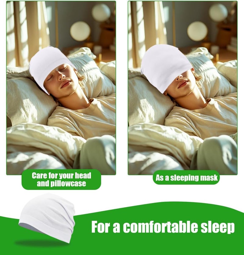 SRLLBBY Lightweight Cotton Beanie, Breathable Thin Sleep Hats, Skull Caps for Running Cycling Hiking Fishing - Image 5